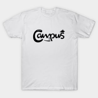 Campus Black T-Shirt